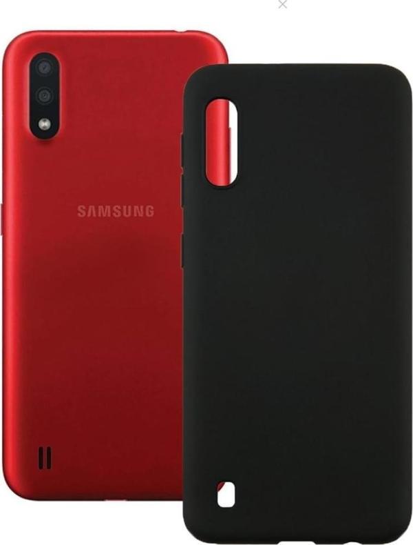 Samsung Galaxy A01 Kılıf FitCase PremiumS Silikon Arka Kapak - Image 1