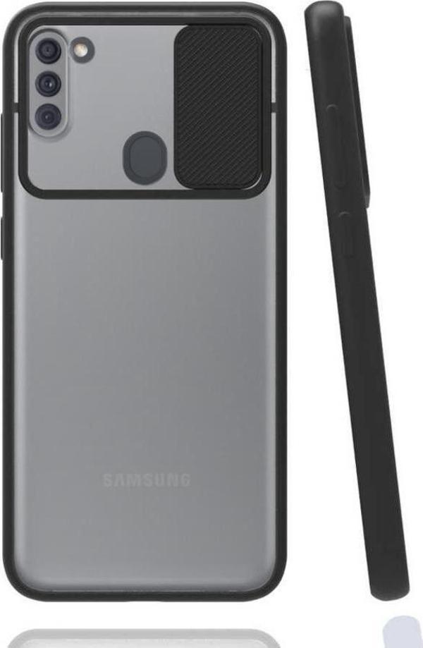 Samsung Galaxy A11 Kılıf Palm Kamera Koruma Kapaklı Silikon - Image 1