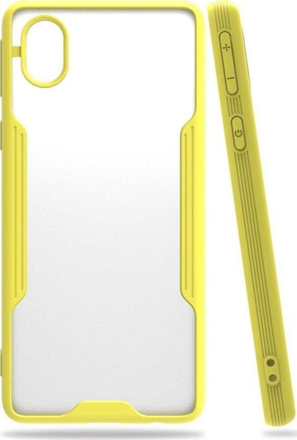 Samsung Galaxy A01 Core (A013) Kılıf Platin Matte Silikon Arka Kapak - Image 1