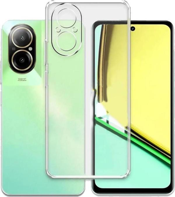 Realme 12 Lite Kılıf Kamera Korumalı Silikon Şeffaf Arka Kapak - Image 1