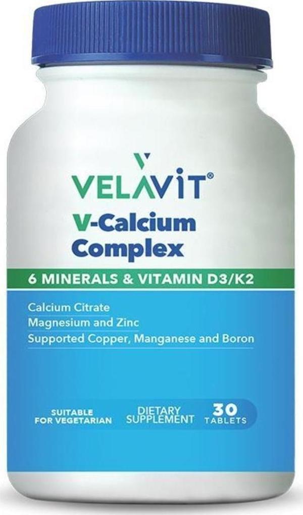 Velavit V-Calcium Complex 30 Tablet - Image 1
