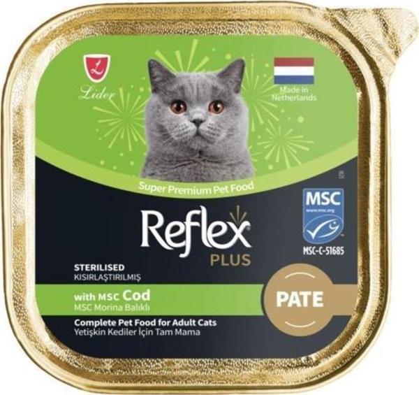 Reflex Plus Pate Balıklı Kısır Kedi Konservesi 85 GR - Image 1