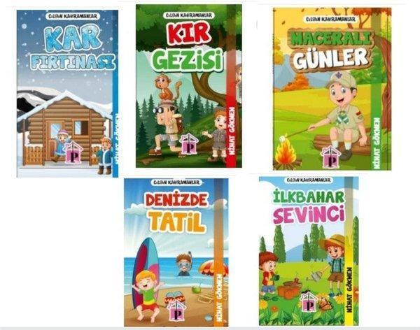 Çılgın Kahramanlar Seti - 5 Kitap Takım - Pembe Çatı Yayınları - Image 1