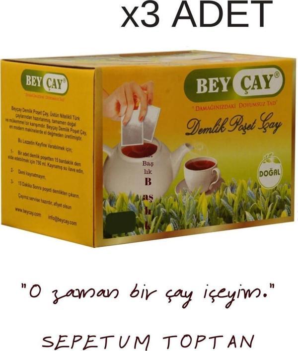 Bey Çay Demlik Poşet 167*30 Gr. x 3 ADET (15 KG) - Image 1