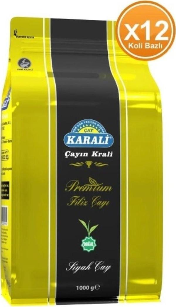 Karali Çay Premium Filiz Dökme Çay 1 Kg X 12 Adet - Image 1