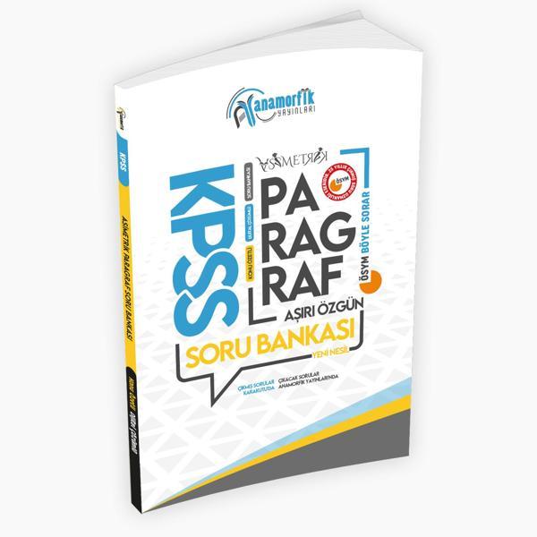2025 KPSS Türkçe Asimetrik Paragraf Soru Bankası Konu Özetli Dijital Çözümlü Anamorfik Yayınları - İnformal Yayınları - Image 1