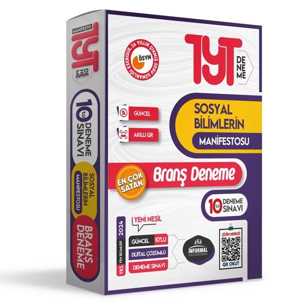 2025 YKS TYT Sosyal Bilimlerin Manifestosu BRANŞ Deneme Paketi 10lu Dijital Çözümlü - İnformal Yayınları - Image 1