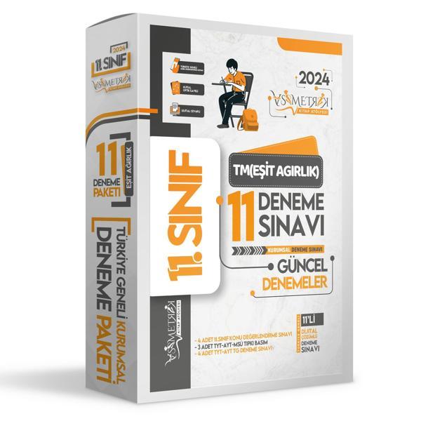 2024 11.Sınıf Eşit Ağırlık(TM) Türkiye Geneli Değerlendirmeli Dijital Çözümlü 11li PAKET DENEME SETİ - İnformal Yayınları - Image 1