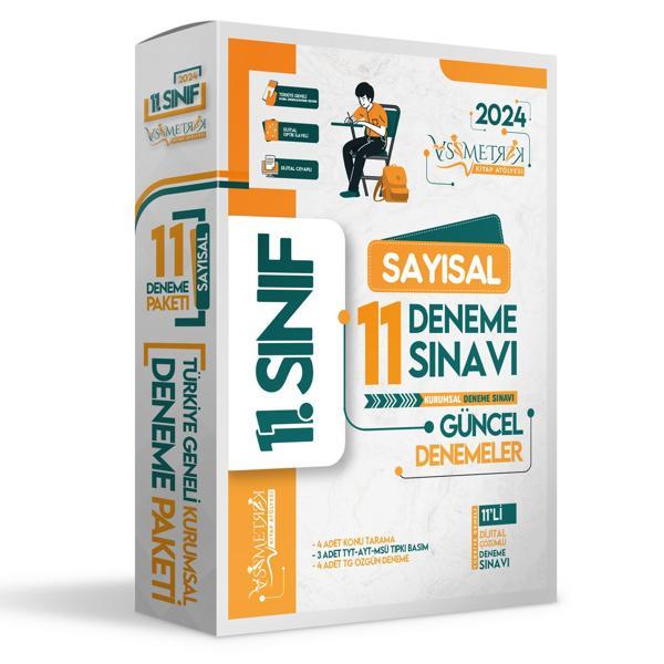 2024 11.Sınıf SAYISAL Bölüm Türkiye Geneli Değerlendirmeli Dijital Çözümlü 11li PAKET DENEME SETİ - İnformal Yayınları - Image 1