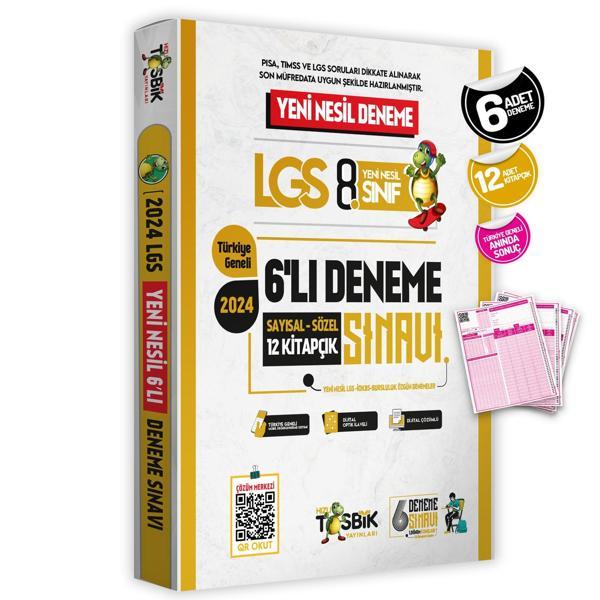2024 8. Sınıf Yeni Sistem LGS 6lı Deneme Paketi Dijital Çözümlü Hızlı Tosbik Yayınları - İnformal Yayınları - Image 1