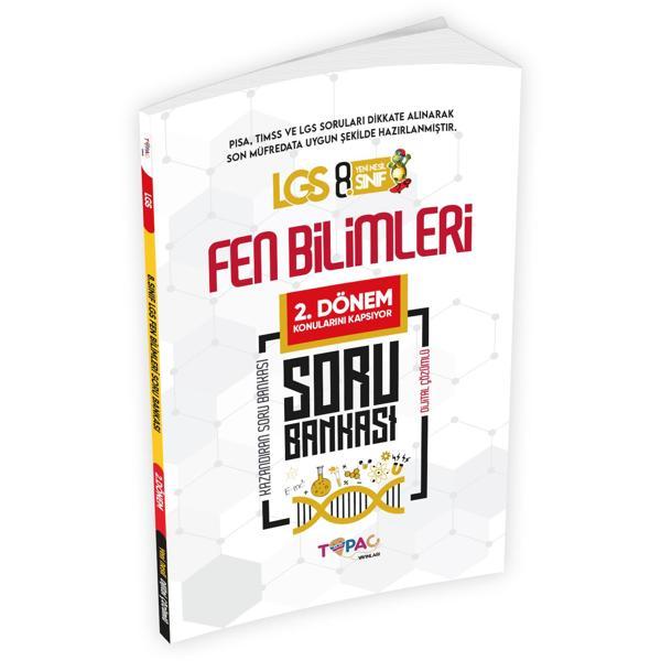 2025 8.Sınıf LGS Fen Bilimleri 2.DÖNEM Dijital Çözümlü Soru Bankası Topaç Yayınları - İnformal Yayınları - Image 1