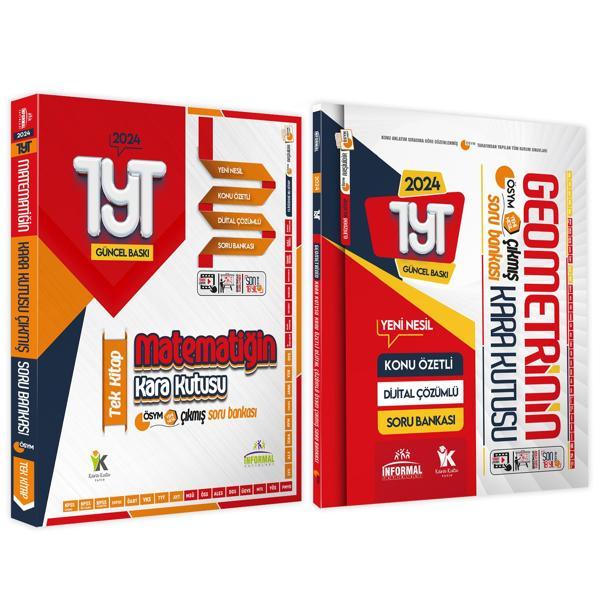 YKS-TYT Matematik TEK KİTAP ve Geometrinin Kara Kutusu Konu Ö. Dijital Çözümlü Soru Bankası - İnformal Yayınları - Image 1