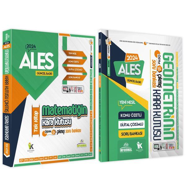  ALES Matematik TEK KİTAP ve Geometrinin Kara Kutusu Konu Ö.D.Çözümlü Çıkmış Soru Bankası Seti - İnformal Yayınları - Image 1
