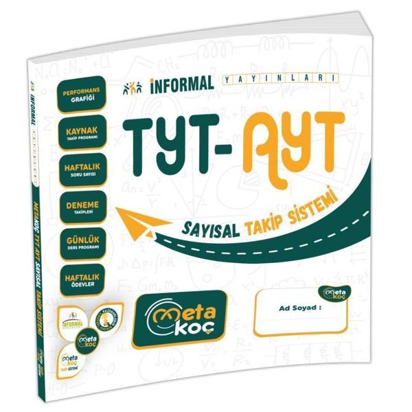 2025 YKS-TYT-AYT İnformal Yayınları Meta Koç SAYISAL Öğrenci Takip Sistemi - İnformal Yayınları - Image 1
