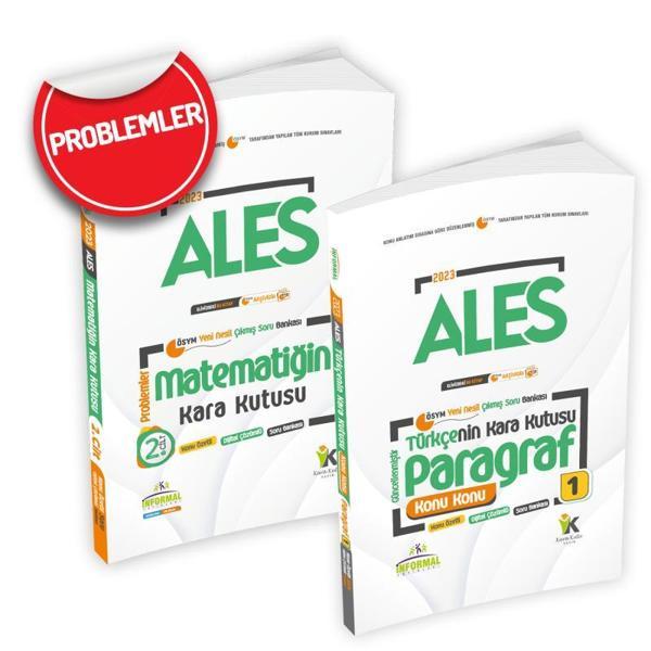 ALES Paragraf ve Problemler Kara Kutu Konu Özetli D. Çözümlü ÖSYM Çıkmış Soru Bankası 2li Set - İnformal Yayınları - Image 1