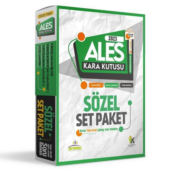 ALESİN Kara Kutusu SÖZEL SET Konu Özetli Dijital Çözümlü ÖSYM ARŞİV Çıkmış Soru Bankası - İnformal Yayınları - Image 1