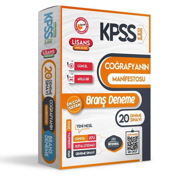 2025 KPSS Coğrafyanın Manifestosu Dijital Çözümlü 20li Branş Denemesi - İnformal Yayınları - Image 1