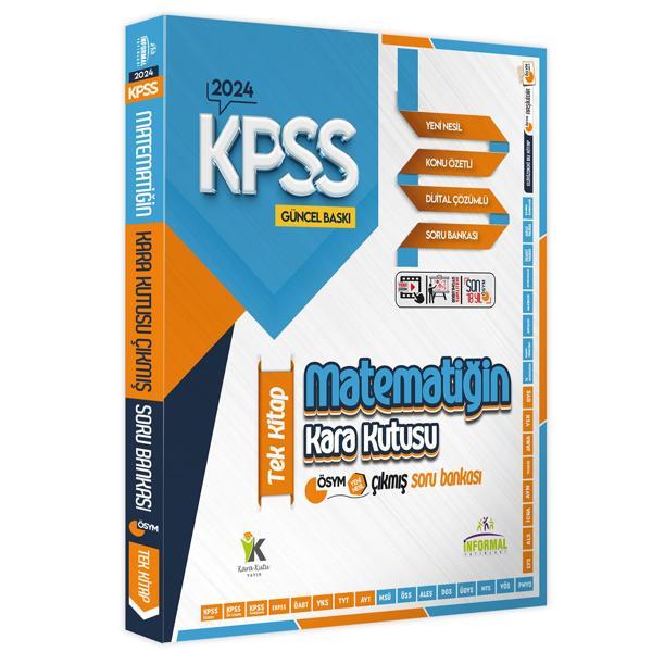 KPSS Matematik Kara Kutu TEK KİTAP Dijital Çözümlü Konu Özetli ÖSYM Çıkmış Soru Bankası - İnformal Yayınları - Image 1