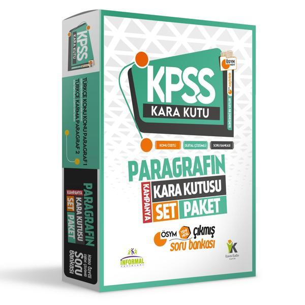 KPSS Paragrafın Kara Kutusu 1.ve 2. cilt Dijital Çözümlü ÖSYM Çıkmış Soru Bankası 2li KAMPANYA Paket - İnformal Yayınları - Image 1