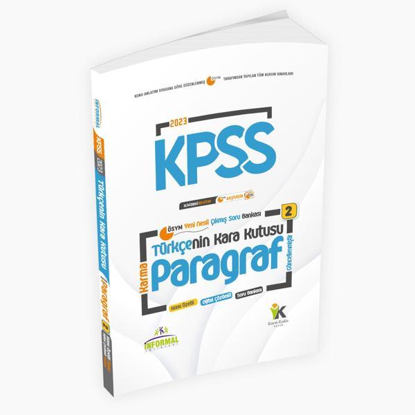 KPSS Türkçenin Kara Kutusu KARMA PARAGRAF 2 Konu Özetli Dijital Çözümlü Çıkmış Soru Bankası - İnformal Yayınları - Image 1