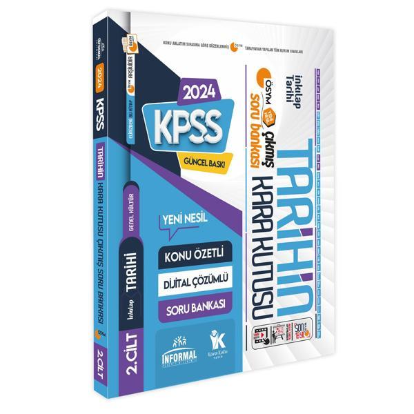 KPSS Tarihin Kara Kutusu 2.Cilt Dijital Çözümlü Konu Özetli ÖSYM Çıkmış Soru Havuzu Bankası - İnformal Yayınları - Image 1