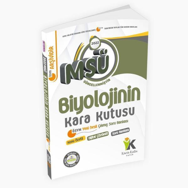MSÜ Biyolojinin Kara Kutusu Konu Özetli Dijital Çözümlü Çıkmış Soru Bankası - İnformal Yayınları - Image 1