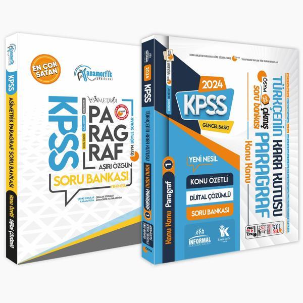 KPSS Türkçe Özgün Asimetrik Paragraf-Çıkmış Konu Konu Paragraf Soru Bankası Konu Özetli Çözümlü - İnformal Yayınları - Image 1
