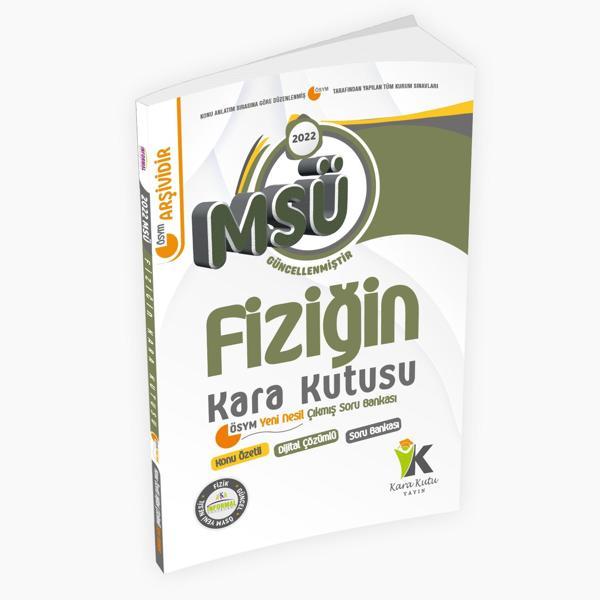 MSÜ Fizik Kara Kutu Konu Özetli Dijital Çözümlü Çıkmış Soru Bankası - İnformal Yayınları - Image 1