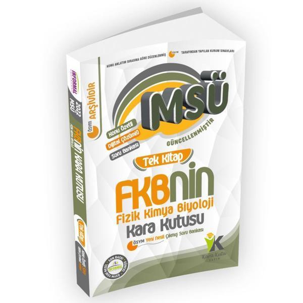 MSÜ FKBNİN (Fizik Kimya Biyoloji) Kara Kutusu TEK KİTAP Konu Özetli Dijital Çözümlü Soru Bankası - İnformal Yayınları - Image 1