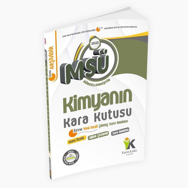 MSÜ Kimyanın Kara Kutusu Konu Özetli Dijital Çözümlü Çıkmış Soru Bankası - İnformal Yayınları - Image 1