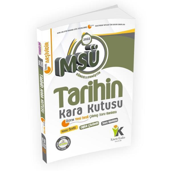 MSÜ Tarihin Kara Kutusu Konu Özetli Dijital Çözümlü Çıkmış Soru Bankası - İnformal Yayınları - Image 1