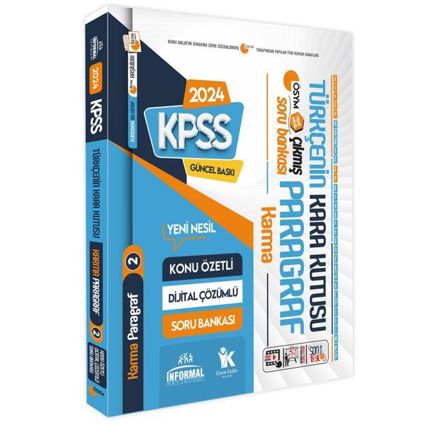 KPSS Türkçenin Kara Kutusu KARMA PARAGRAF 2 Konu Özetli Dijital Çözümlü Çıkmış Soru Bankası - İnformal Yayınları - Image 1