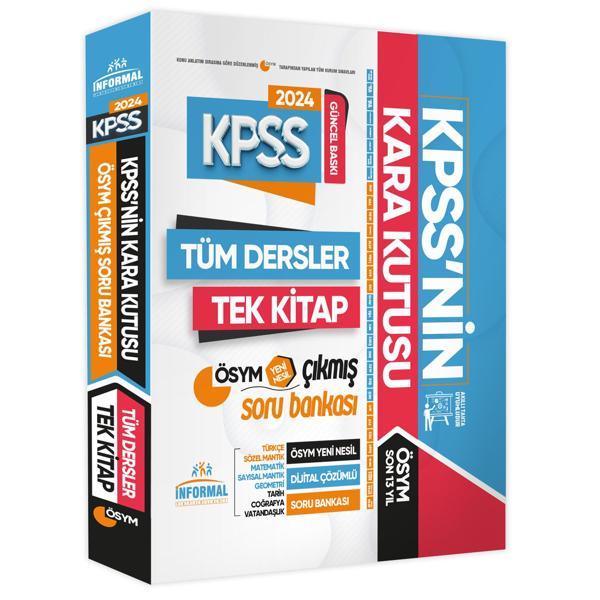  KPSSnin Kara Kutusu TÜM DERSLER TEK KİTAP Genel Yetenek Genel Kültür Konu Konu Soru Bankası - İnformal Yayınları - Image 1