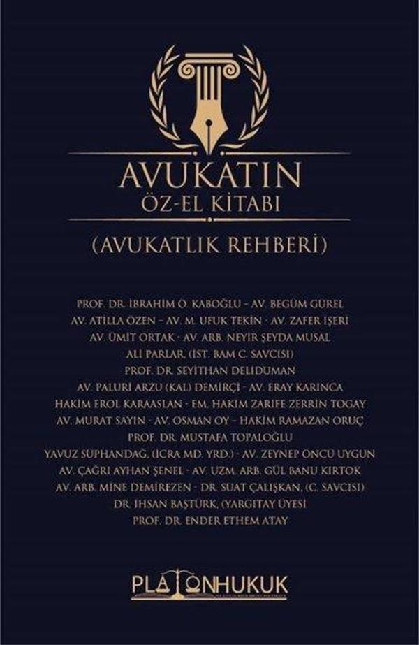 Avukatın Özel El Kitabı - Avukatlık Rehberi - Platon Hukuk Yayınevi - Image 1