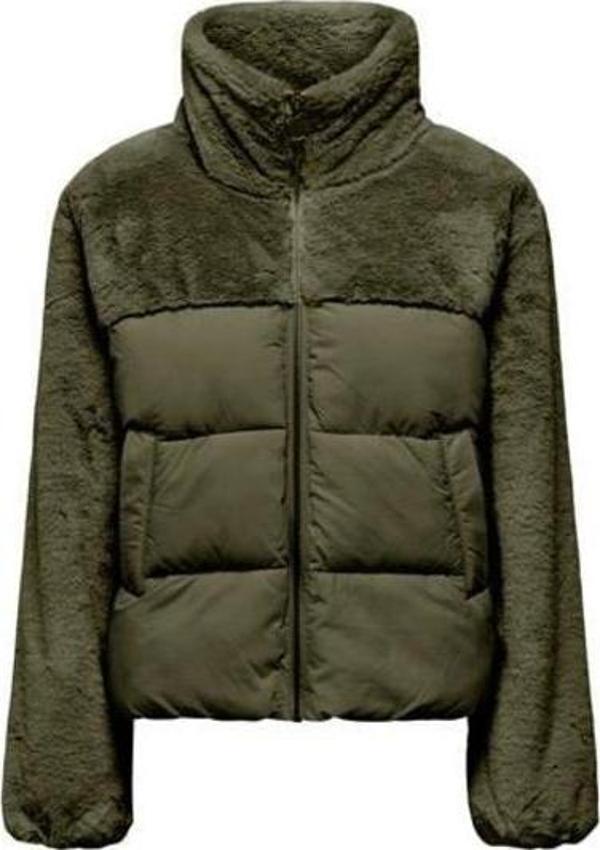 Only Onlwanja Fur Puffer Mix Jacket Cc Otw Kadın Mont - Image 1