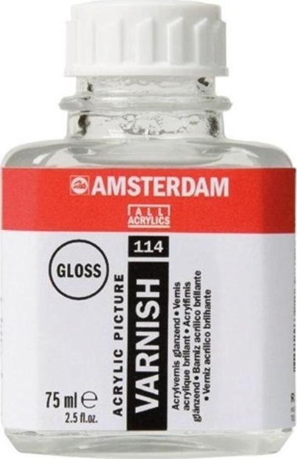 Talens Amsterdam Acrylic Varnish Gloss 114 Parlak Akrilik Boya Verniği 75 ml - Image 1