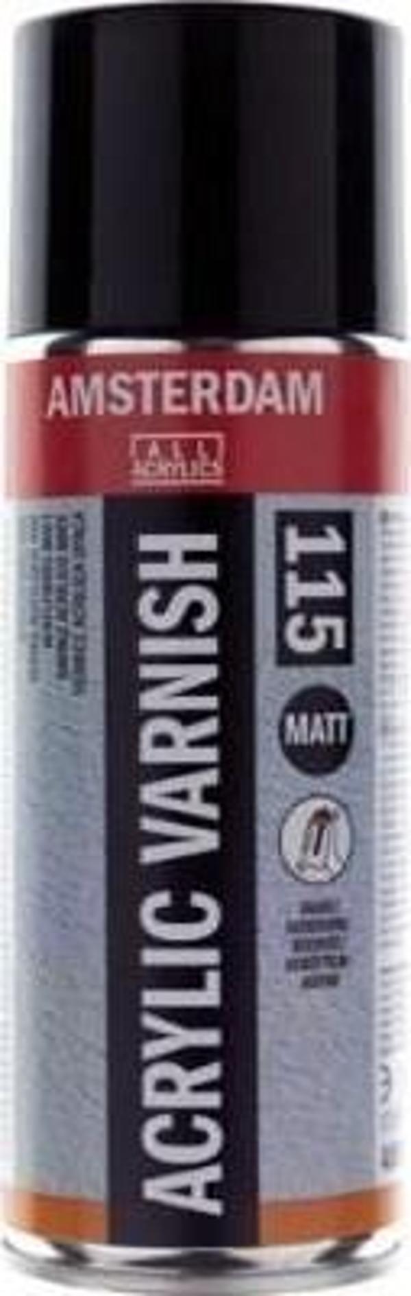 Talens Amsterdam Acrylic Varnish Matt 115 Akrilik Boya Verniği Mat 400 ml Sprey - Image 1