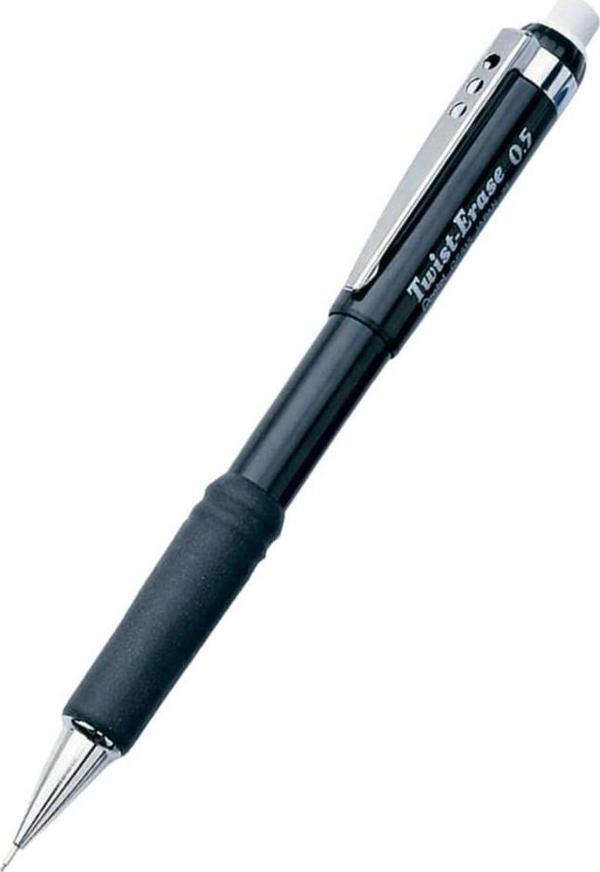 Pentel Twist-Erase Versatil Kalem 0.5 mm Siyah QE515-AX - Image 1