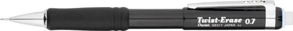 Pentel Twist-Erase Versatil Kalem 0.7 mm Siyah QE517-AX - Image 1