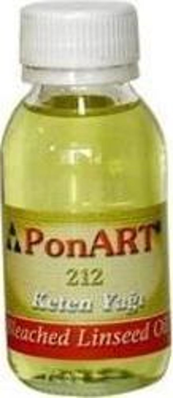 Ponart Ağartılmış Keten Yağı (Lukas Bleached Linseed Oil) 100 ml. - Image 1