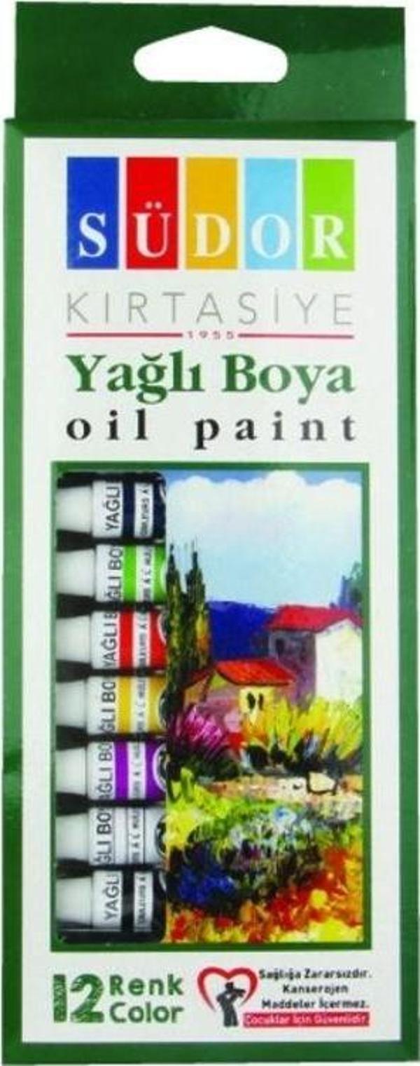 Südor Yağlı Boya 12 Renk x 8.5 ml. Tüp - Image 1