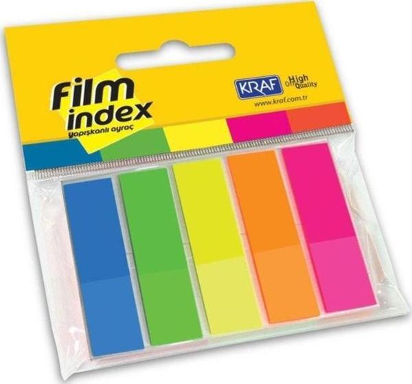 Kraf Film Index 13x44 mm 5 Renk x 25 Sayfa - Image 1