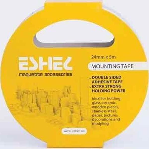 Eshel Köpük Bant-Çift Taraflı Maket Yapıştırıcı 24 mx3,5 mm 1 Adet - Image 1