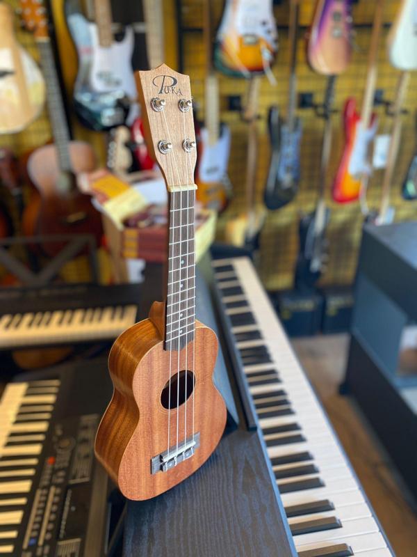 3M Music PUKA PK-250 SOPRANO UKULELE MAUN AĞACI UKULELE - Image 1