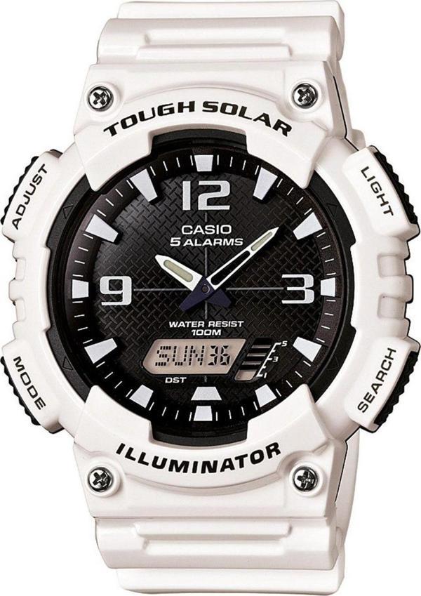 Casio Aq-S810Wc-7A Erkek Analog / Dijital Beyaz Saat - Image 1
