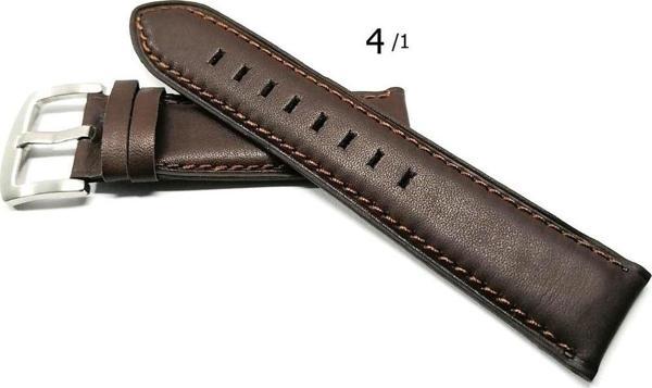 Fado Düz Hakiki Kahverengi 22 mm Saat Kordonu 4 / 1 - Image 1