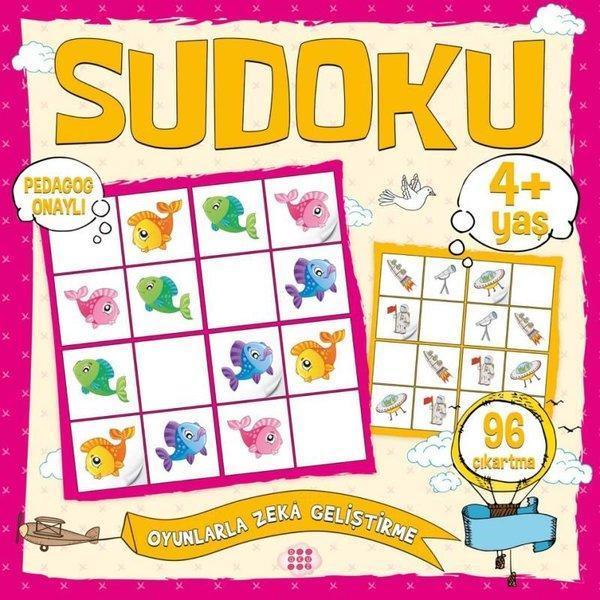 Çocuklar İçin Sudoku 4+Yaş - Çıkartmalı - Dokuz Yayınları - Image 1