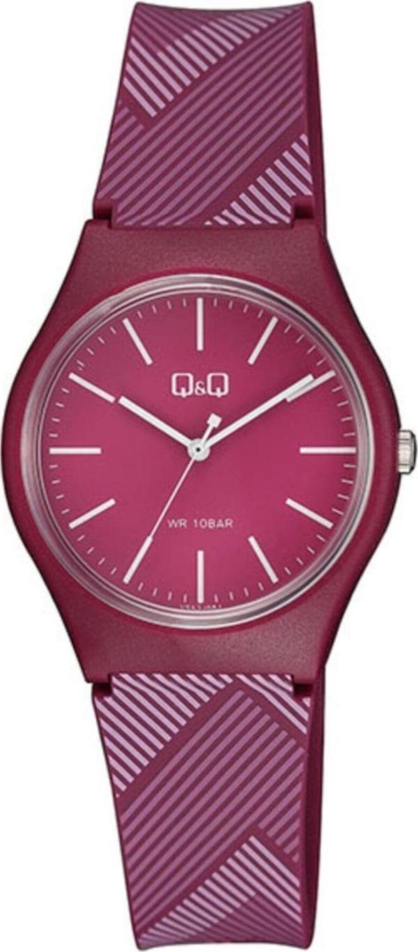 Q&Q Unisex Bordo Silikon Kordon Kol Saati Vs52J004Y - Image 1