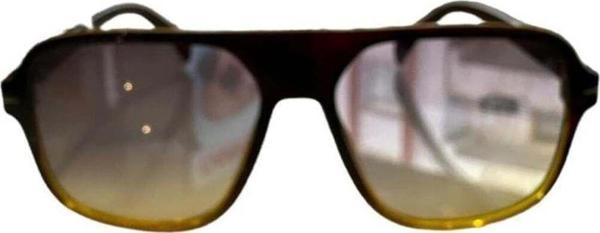 Marco Salvadori Mod.110 C.25 Kahverengi Sarı Kırçıllı Erkek Güneş Gözlüğü - Image 1