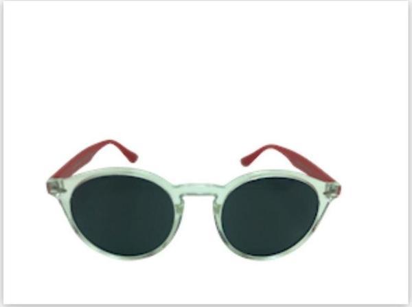 For Exchange Mod.1071 C.197 Şeffaf-Kırmızı Unisex Güneş Gözlüğü - Image 1